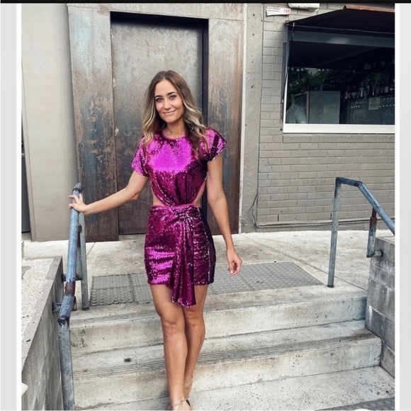 Alice Mccall Electric CutOut Sequin Dress. - Picture 5 of 11